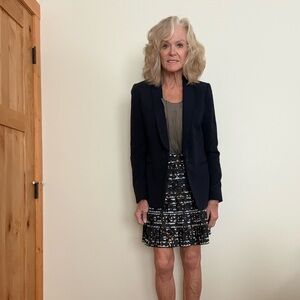 Navy Blue Blazer - J. Crew, of course.